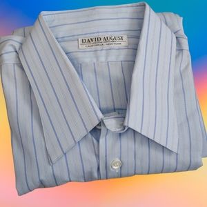 David August size 27 dress shirt Men M